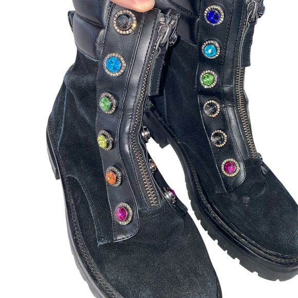 Kurt Geiger bejeweled black boots - Picture 9 of 13